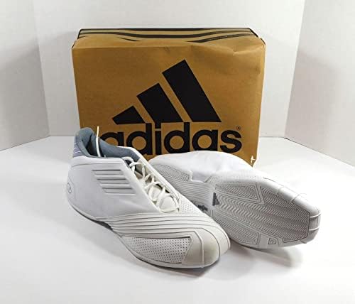 Jogo de Tracy McGrady emitiu Adidas TMAC Basketball Shoes Tamanho 16 Branco New + Box - Game NBA usado