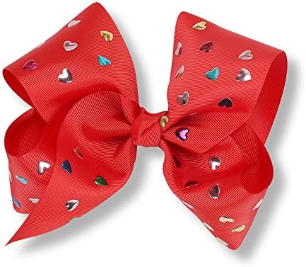 FirstMeet Big Hair Bow Barrettes Clips Hair Bow 8 Arcos grandes para acessórios para meninas