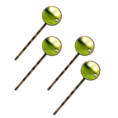 Acessórios para cabelos femininos 4pcs Conjunto de clipes de Barrettes Handmades, Bobby Hairpin Girls Headwear, Golfe de Golfe