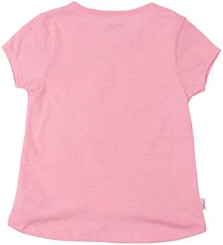 T -shirt de manga curta - camiseta superior cor sólida - camisas infantis e pequenas - materiais algodão macio - rosa