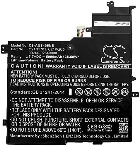 Substituição da bateria para AS S406UA-0043C8250U S406UA-BM029T S406UA-BM031T K406UA-BM230T S406UA-BM012T S406UA-BM231T