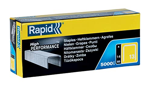 Itens básicos rápidos de alto desempenho para têxteis, fio fino nº 13, comprimento da perna de 6 mm, grampos básicos, aço galvanizado,