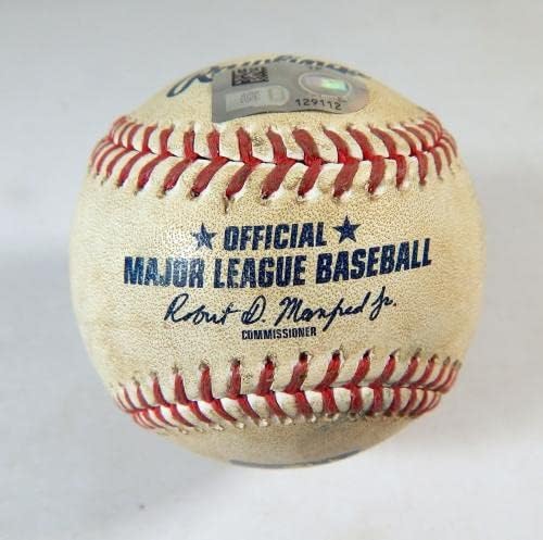 2021 San Diego Padres Marlin Game usou beisebol Zach Thompson Haseong Kim Ball 7 - Game Usado Baseballs usados
