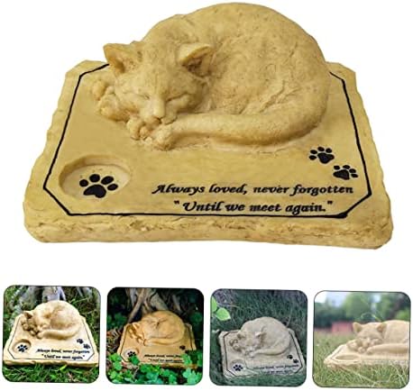 Yardwe Ornamento Memorial Ganhico Passo Indoor Passagem Grava Top D Backyard Os Marcadores Personalizados Decorativos