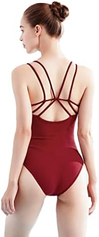 Daydance Camisole Dance Leotards for Women Cotton Spaghetti Straps Fantasmas de balé