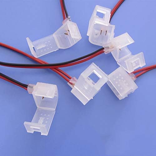 99 Iluminação 10pcs 12V LED NEON NEON SOLDERLESS ACESSÓRIOS DE CONECTOR PARA 6X12MM MEL LED NEON FLEX CONNECTE