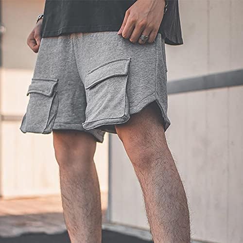 Miashui masculino masculino short casual shorts masculinos shorts esportivos masculinos Casual Casual Elástico Coloque algodão