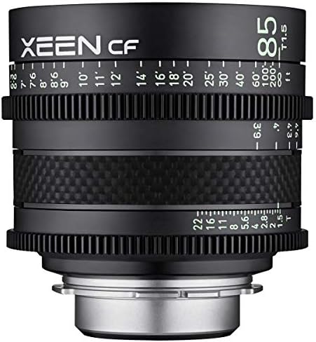 Rokinon Xeen Cf 24mm, 35mm, 50mm, 85mm T1.5 e 16mm T2.6 Pro Cine 5-Lens Kit para Sony E, pacote com kit de limpeza