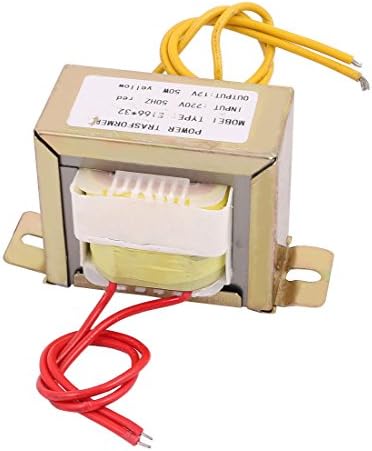 Aexit 2pcs 220V Entrada para 12V 50W EI-6632 Ferrite Core Power Transformer Converter