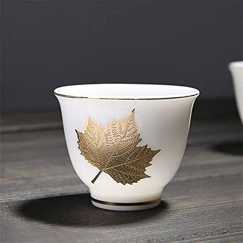 Dodouna jade cerâmica mestre xícara de chá criativo porcelana branca funga under sob esmalte pequenos presentes de xícara de chá
