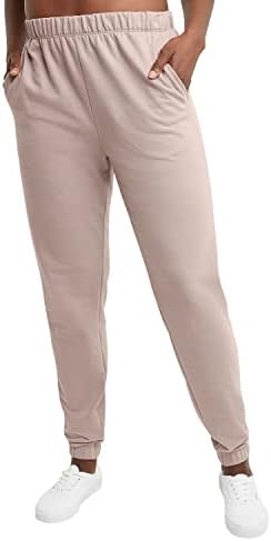 Hanes Originais femininos French Terry Joggers, calças de moletom leves para mulheres, 30