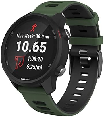 Bedcy Silicone Watch Band for Garmin Forerunner 245 245m 645 Watch Strap Wrist para Garmin Vivoactive 3 WatchBand