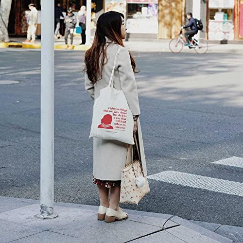 Pacote de presentes de Ruth Bader Ginsburg: Inchrbg Brave & Brilliant Womeninch Book, Tote and Pin, Off-White