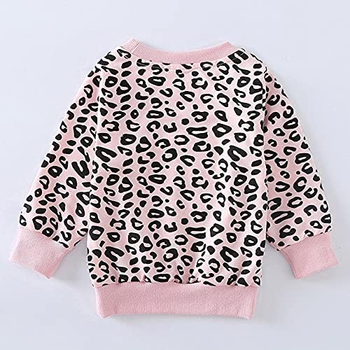 Roupas para impressão de leopardo de meninas de bebê