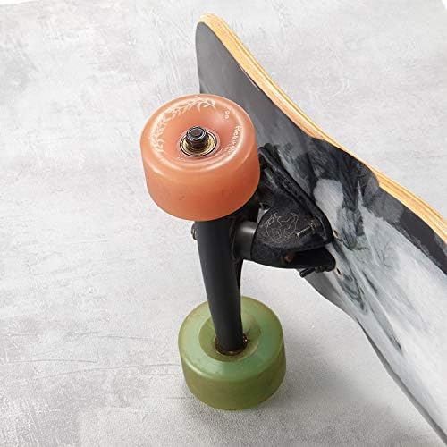 16 peças nozes de caminhão de skate e 16 peças Skateboard Truck Washers para longboards e kit de hardware de skate