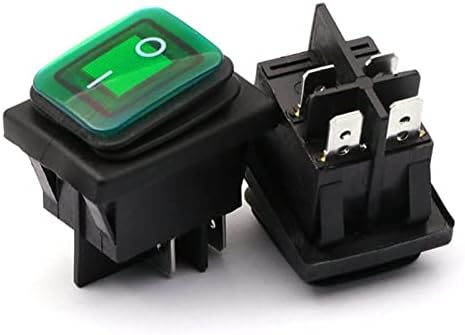 Torne 5pcs 6pin Rocker Switch 3 Lock de posição em DSDT 16A / 250V / 20A 125V RL2