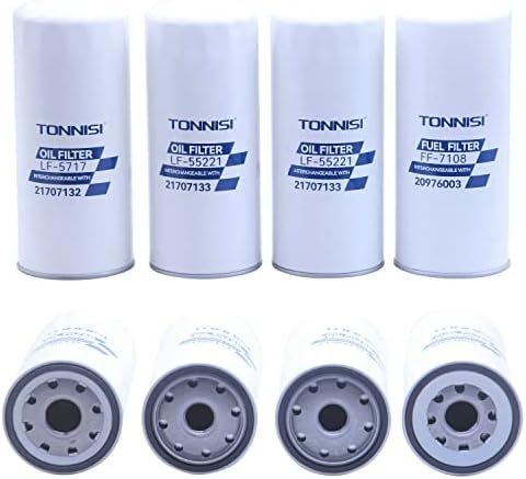 Tonnisi ST-2685 O kit de filtro de combustível de petróleo substitui 85132685, 85105170, compatível com Volvo VNL 760