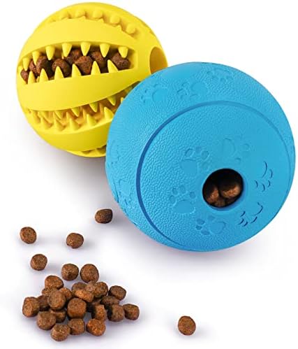 Hippih Dog Puzzle Toys 2 pacote, brinquedos interativos para cães para cães grandes e cães pequenos, brinquedos de cachorrinho