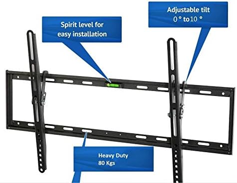 CK Global de baixo perfil TV TV Montar suporte de parede com nível de espírito integrado para Samsung TV UN55J6201AF UN55J6201AFXZA