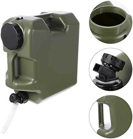 CLISPEED 1 Conjunto de caixa de óleo montada em veículo portátil vedação de água portátil vedação alimento alimento líquido balde de camping portador de água camping tanque de óleo veículo- caixa de água montada em estojo de água