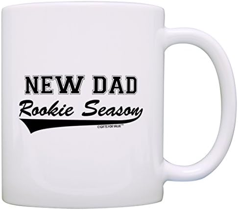 Pai para ser presente novo papai Rookie Season Gift Coffee Caneca Copa de Tea Branca