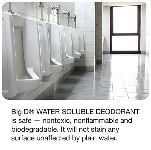 Big D 1611 desodorante solúvel em água, fragrância de canela, 1 galão - adicione a qualquer solução de limpeza - ideal para uso em hotéis,