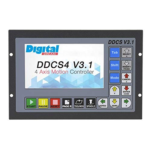 DDCS v3.1 CNC Motion Controller TFT Screen DDCS v3.1 24VDC Power Input USB Disk Power Cut Recuperação para saída de tensão de coletor