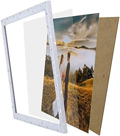 Medog 10x12 Picture Frame Conjunto de 1 10 por 12 polegadas Quadro de quadro de imagens Segurança Alta transparente PC PC Montagem