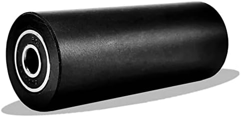 Diâmetro orifício de 40 mm 10 mm preto e superfície da roda de superfície guia guia guia guia de mancal duplo 1pcs