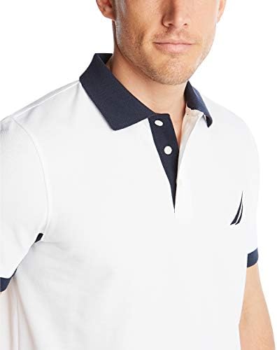 NAUTICA MEN Classic Fit Sleeve Sleeve Performance Pique Polo Shirt