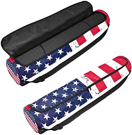 Bolsa de tapete de ioga, bandeira americana de bandeira americana Exercício de ioga transportadora de tape