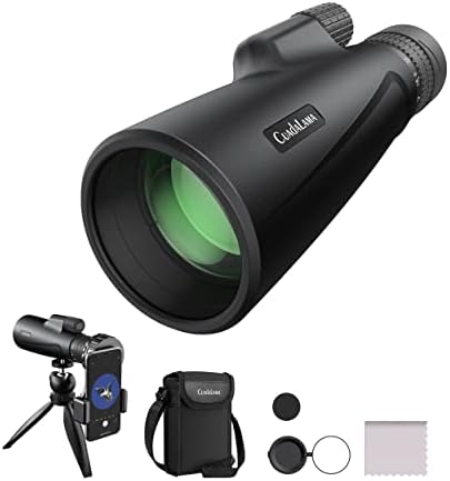 Telescópio monocular monocular de 8-22x50 para smartphone, 2022 zoom monocular para adultos com alta potência com adaptador de telefone