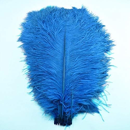 15-70 cm de penas macias plumas de avestruz lago azul grande penas de avestruz para artesanato Diy Hotel Home Wedding Plumas Decoração