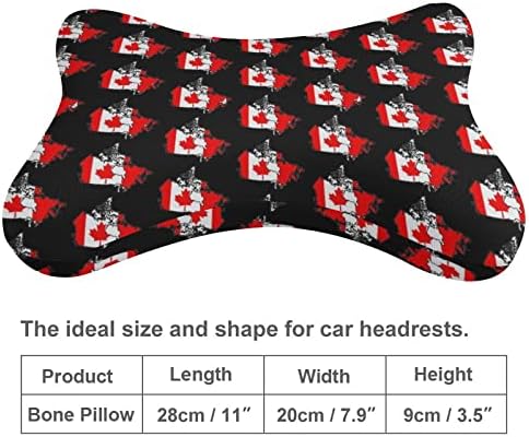 Travesseiro de travesseiro de carros de carro de carro de carro da bandeira canadense Pillow Pillow Pillow Pillow