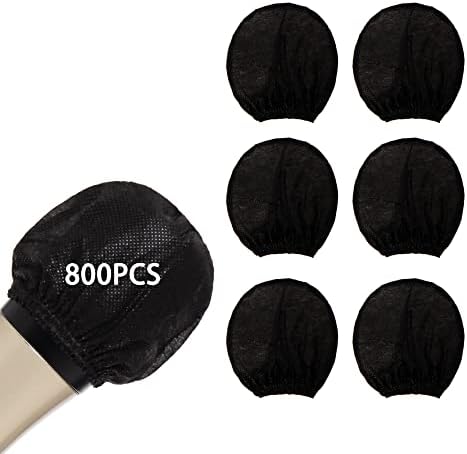 ZETTOKETE Microfone Capa Filtro pop 800 PCs, capa de microfone descartável com embalagem individual, terno para a maioria do microfone