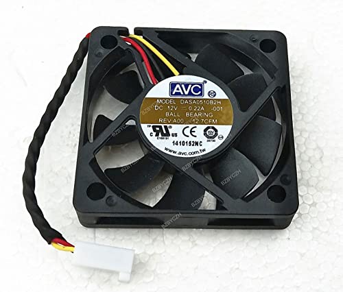 BZBYCZH Compatível para AVC DASA0510B2H DASA0510B2H-001 5010 5CM 12V 0,22A 3PIN REFRIGINE