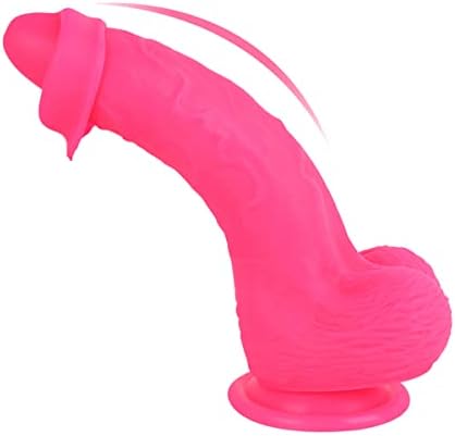 7,87 polegadas vibrador enorme para mulheres Silicone macio realista brinquedos sexuais adultos com vidrões de monstros flexíveis,