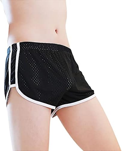 BMISEGM Mens boxers roupas íntimas masculinas de roupa íntima Sexy confortável de cor sólida e sólida