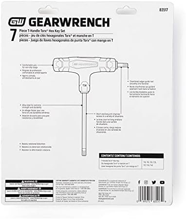 Gearwrench 7 peças Torx® Torx® Set - 83517
