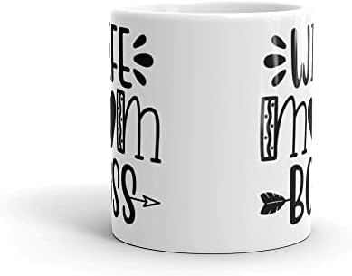 Esposa Mãe Chefe Caneca - Presente sarcástico engraçado para suas mulheres Presente Mãe - 11 oz Caneca de caneca Cup de chá de 11