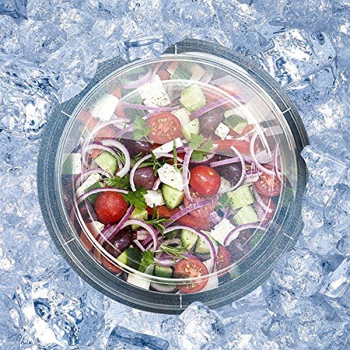 Recipientes de preparação para refeições - recipientes plásticos reutilizáveis ​​com tampas - recipientes de alimentos descartáveis