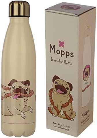 Garrafa térmica de aço 500 ml - Pug Carlino