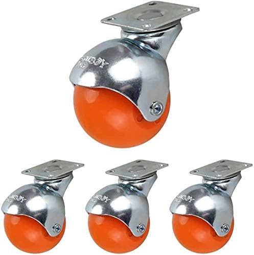 Rodas de bola de bola de combinação accduer rodas de mobília de 1,5 pol.