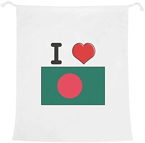 Azeeda 'I Love Bangladesh' Lavanderia/Bolsa de Lavagem/Armazenamento