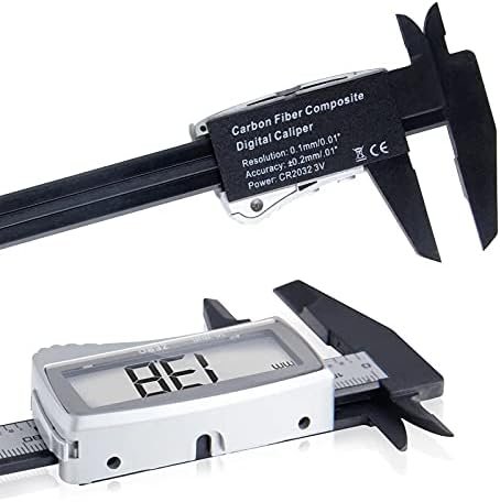 Caliper digital zlxdp 0-150mm/0,1mm de plástico grande METROMENT LCD METRIC/polegada de pinça vernier eletrônica para medição