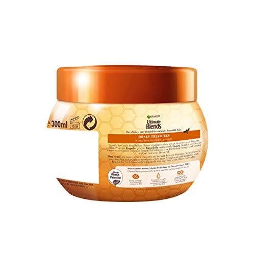 Garnier Ultimate combina o mel fortalecendo a máscara de cabelo, 300 ml