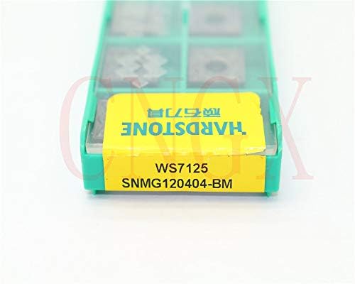 FINCOS 50P de alta qualidade SNMG120404/SNMG431-BM WS7125 CNC CARBID