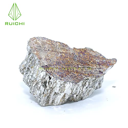 Ruichi Bismuth Chunk 500 gramas Bismuth Metal Pure 99,99 para fabricação de cristal