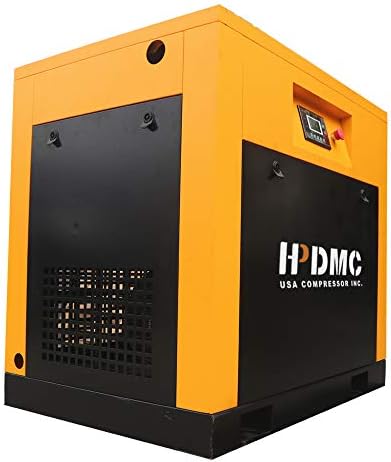HPDMC 20HP VARIAGEM VARIAÇÃO 208-230V / 3 FASE / 81CFM MAX@150PSI Compressor de ar de parafuso eficiente em separador de óleo