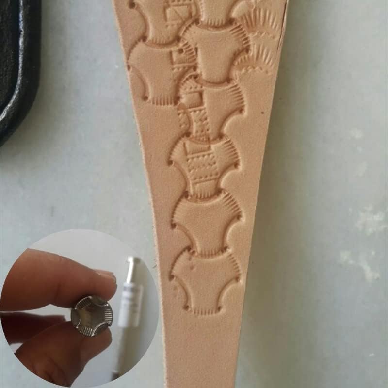 1PCS Ferramenta de impressão de couro de couro Selta Fazendo escultura artesanal de roupas de couro artesanal Diy Selimes de
